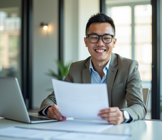 Pôle Emploi et l’ARE : des outils indispensables pour les demandeurs d’emplois Demande d emploi souriante au bureau lumineux